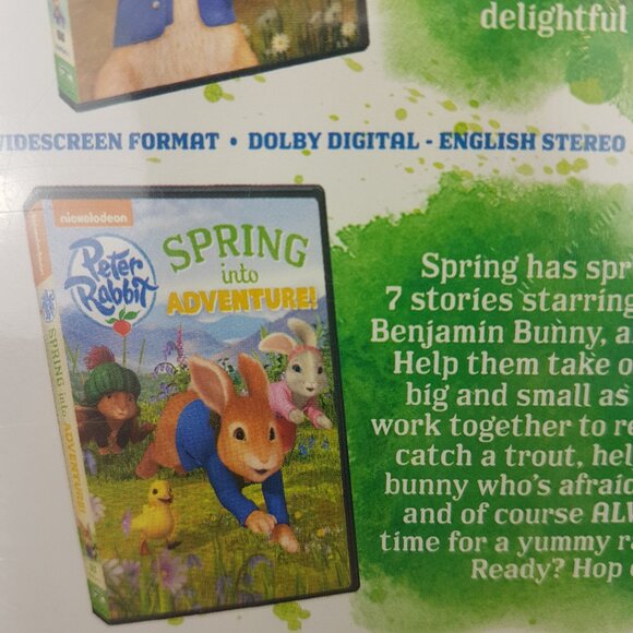 DVD Nickelodeon Peter Rabbit Springtime Collection 2 DVD gift set box set kids - Picture 6 of 14